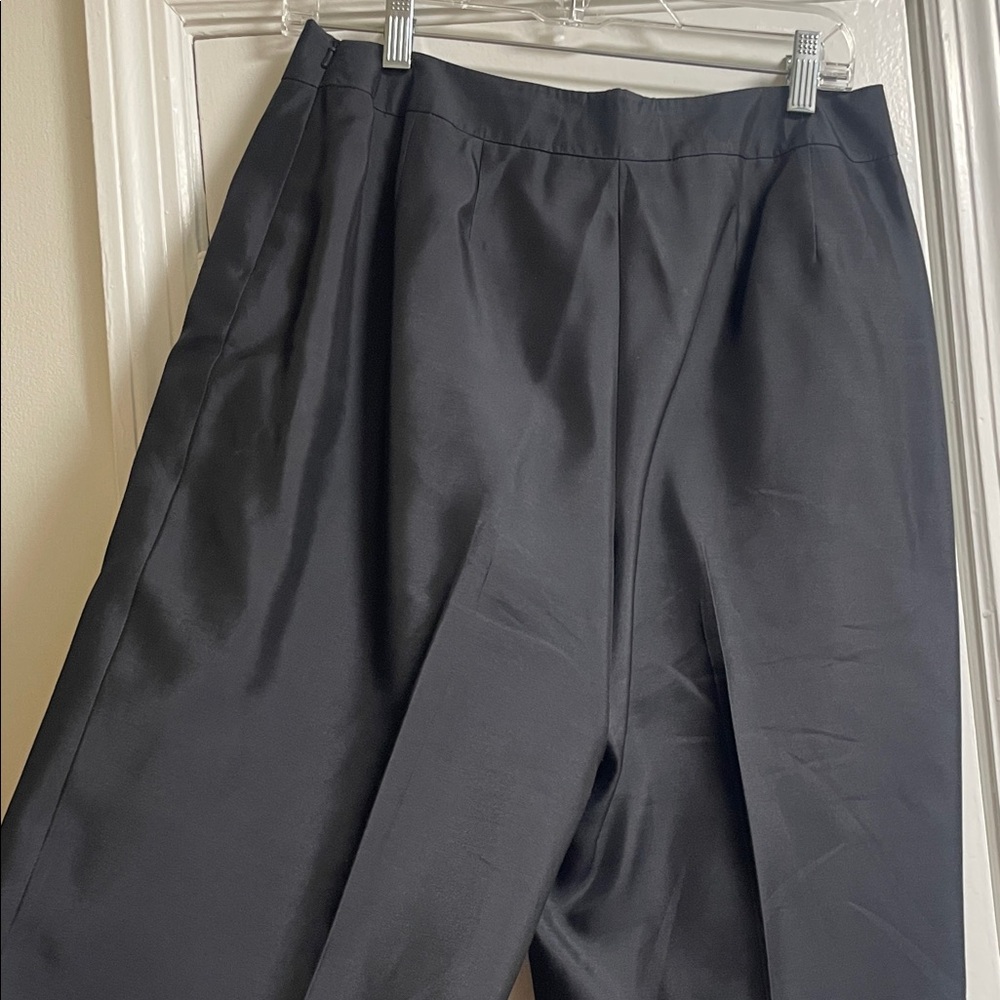 Talbots Black Pure Silk Women's Pants - Picture 4 of 5